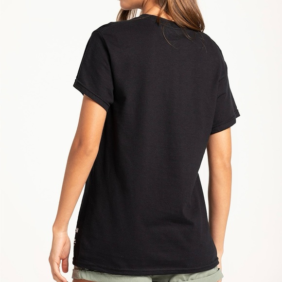 RSQ x Halyn NWT M Respect All Pronouns Black Graphic Floral Rainbow Tee LGBTQ - Picture 9 of 11